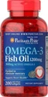 Омега-3 риб'ячий жир Omega-3 Fish Oil Puritan's Pride 1200 мг 360 мг активного 200 капсул (PP301) - зображення 1