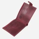 Портмоне кожаное Shvigel leather-16457 Бордовый - изображение 3