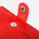 Портмоне кожаное Shvigel leather-16503 Красное - изображение 5