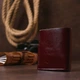 Портмоне шкіряне Shvigel leather-16505 Бордовий - зображення 8