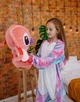 Мягкая плюшевая игрушка розовый Стич 45см розовый - изображение 7