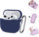 Чохол Silicon BeCover для Apple AirPods (3nd Gen) Deep Blue (BC_707178) - зображення 3