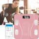 Ваги для підлоги електронні SmartLife Body Fat Scale, Рожеві розумні ваги з блютуз (1008648-Pink) - зображення 1