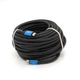 Кабель Merlion HDMI-HDMI 4Kx2K Ultra HD, 25.0m, v2,0, круглый Black, коннектор Blue, Blister-box, Q10 - изображение 1