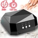 Лампа для манікюру Led Beauty nail Чорна для гель лаків 36w із сенсором УФ сушка до 120 секунд зі знімним дном - зображення 1