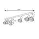 Світильник лофт MSK Electric Diadem стельовий NL 22151-6 BK - зображення 5