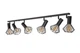 Світильник лофт MSK Electric Diadem стельовий NL 22151-6 BK - зображення 4