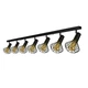 Светильник лофт MSK Electric Diadem потолочный NL 22151-7 BK - изображение 2