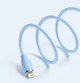 Кабель Baseus Jelly Liquid Silica Gel Fast Charging Data Cable USB to iP 2.4 A 1.2 m Blue (CAGD000003) - изображение 5