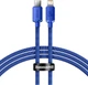 Кабель Baseus Crystal Shine Series Fast Charging Data Cable Type-C to iP 20 Вт 2 м Blue (CAJY000303) - зображення 1