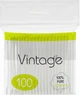 Упаковка ватных палочек Vintage 6 пачек по 100 шт + подарок 1 пачка 100 шт (2000064266464) - изображение 2