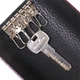 Женская кожаная ключница SHVIGEL 14,5х6х2 см 000245044 - изображение 5