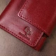 Кожаное портмоне женское GRANDE PELLE 8х10х2 см (acs0022476) - изображение 8