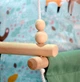 Детская качеля подвесная Infancy Зверята в лесу из натурального дерева оливковая тканевая основа от 7 месяцев до 5 лет - изображение 3