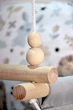 Детская качеля Infancy Лесные звери подвесная из натурального дерева серая основа от 7 месяцев до 5 лет - изображение 3