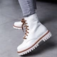 Ботинки женские Fashion Chrisley 3467 36 размер 23,5 см Белый - изображение 4