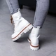 Ботинки женские Fashion Chrisley 3467 36 размер 23,5 см Белый - изображение 8