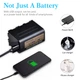 Акумулятор батарея DuraPro з USB зарядкою для SONY NP-F750 / NP-F770 для фото відео накамерного світло, зарядка для смартфона, 5200 мАч ( DuraPro NP-F770Pro-USB ) - зображення 3