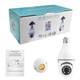 Панорамная IP WiFi камера видеонаблюдения в виде лампочки Kerui CAMERA CAM L1 E27 WIFI IP 360/90 белая - изображение 7