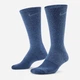 Набор женских носков высоких Nike Everyday Plus Cush Crew DM7086-903 34-38 3 пары Синий/Голубой (195244785339) - изображение 3