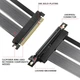 Райзер XIAOLO PCI-E 4.0 X16 Extender Riser Cable Gen4 с универсальным угловым креплением (100078581) - изображение 3