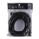 Шланг для душа GLOBUS LUX FH-803-BB-200 2000мм металл черный gz-000021980 - изображение 3