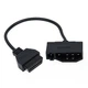 Переходник с OBD2 16pin на Ford Lincoln Mercury 7pin - изображение 1