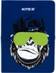 Блокнот Kite Blue monkey В6 96 аркушів Тверда обкладинка Синій (K22-464-3) - зображення 1