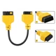 Кабель удлинитель OBD2 AUTOOL 30см - изображение 2