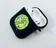 Силиконовый чехол для наушников Apple AirPods 1/2 Черный Rick and Morty - изображение 3