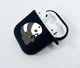 Силиконовый чехол для наушников Apple AirPods 1/2 Черный Панда - изображение 2