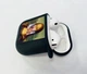 Силіконовий чохол для навушників Apple AirPods 1/2 Чорний Мона Ліза - зображення 4