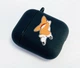 Силіконовий чохол для навушників Apple AirPods 1/2 Чорний Корги/Сorgi - зображення 3