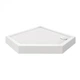 Душовий піддон Qtap Diamond 301112 100x100x12 см + сифон - зображення 1