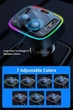 Автомобільний FM ФМ модулятор трансмітер зі швидкою зарядною Remax RCC230 2USB 4.8A Bluetooth блютуз 5.0 LED AW-37519 - зображення 5