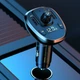 Автомобильный FM ФМ модулятор трансмиттер с быстрой зарядной Remax RCC109 microSD 3A 2 USB Bluetooth AW-39943 - изображение 5