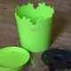 Вазон для растений Лютик GreenLife 17х17 зеленый (пластик) - изображение 2