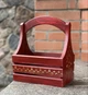 Кошик дерев'яний з ручкою Ognegriv 29*23*16.5 см 4-6281-2 - зображення 1