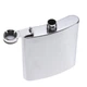 Фляжка для алкоголя FO Hip Flask из нержавеющей стали с выгравированным логотипом Jack Daniel's Old 280 мл 10 oz Серебристая - изображение 4