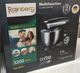Тестомес миксер Rainberg RB 8081 планетарный кухонный комбайн 3200 Вт черный - изображение 6