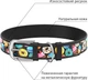Ошейник для собак кожаный Collar WAUDOG Design с QR паспортом, рисунок "Пончики", L, Ш 25 мм, Дл 38-49 см (37131) - изображение 3