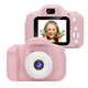 Детский цифровой фотоаппарат Kids Camera GM14 Видеокамера Розовый - изображение 1