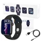 Умные смарт-часы Smart Watch i12, голосовой вызов, пульсометр, тонометр, оксиметр, шагомер, режим спорт, для мужчин и женщин, чёрный (001438639) - изображение 3