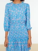 Платье короткое летнее женское Trendyol TWOSS22EL0071 34 Blue (8683045711555) - изображение 4