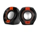 Колонки REAL-EL S-50 black-red - зображення 1