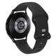 Ремешок для Zepp E - черный / ширина крепления 20мм / силикон / Watchbands Eight (W41-0WB45101554) - изображение 2