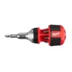 Отвертка универсальная короткая с трещоткой 8 в 1 Milwaukee 4932471868 - изображение 4