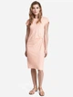 Платье-футболка миди женское H&M 0533296 S Коралловое (KAY2000001252253) - изображение 1