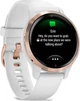 Спортивний годинник Garmin Venu 2S Rose Gold Bezel with White Case and Silicone Band (010-02429-13) - зображення 3