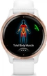 Спортивний годинник Garmin Venu 2S Rose Gold Bezel with White Case and Silicone Band (010-02429-13) - зображення 6